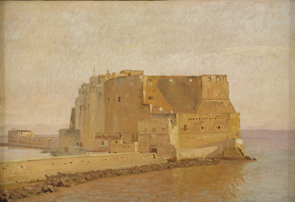 Christen Købke - Castel dell'Ovo a Napoli, Statens Museum for Kuns, Copenaghen